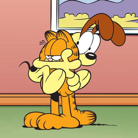 Odie y Garfield